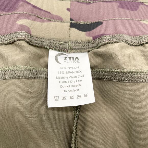 Zyia Womens Unwind Jogger Pants Size XLarge Purple Camo Active Pull On Workout - Picture 8 of 12